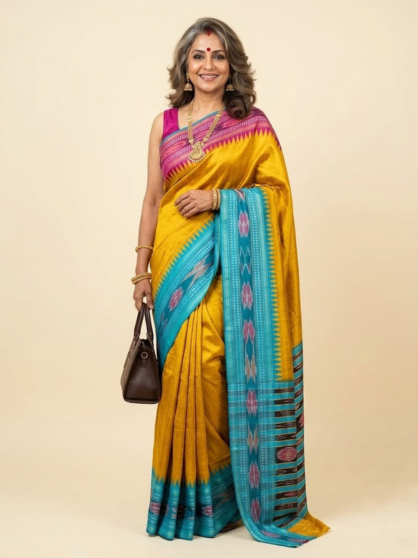 Selvi-Pure Raw Silk Saree(silkmark certified)