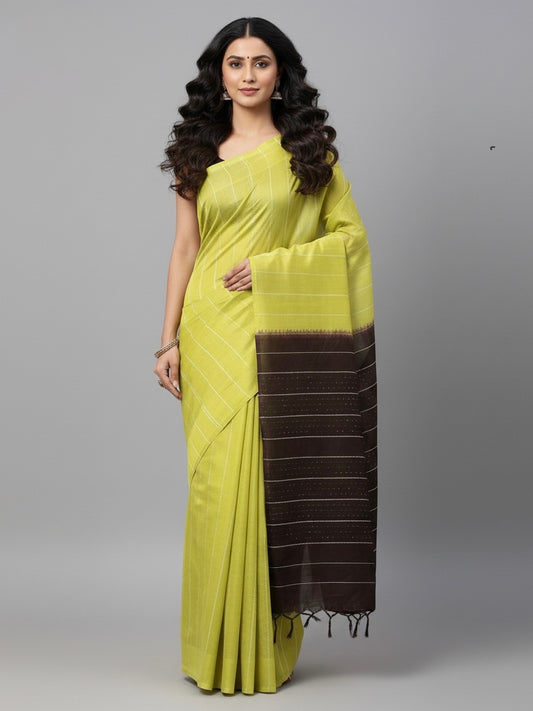 Vedika - Premium Semi Tussar Silk Saree