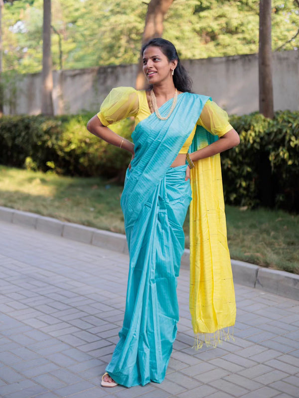 Srinidhi Semi Tussar Silk - Thugil