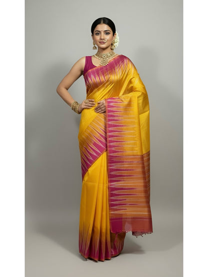 Abinaya – Par Kotki Katan Silk Saree (Silkmark Certified)