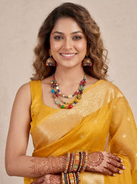 Inara-Banarasi Tissue Silk Saree(Silkmark Certified)