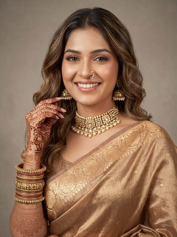 Shaazmeen-Banarasi Tissue Silk Saree(Silkmark Certified)