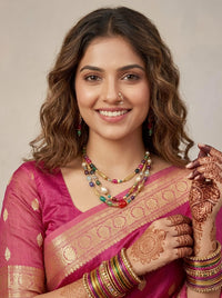 Rudraya-Banarasi Tissue Silk Saree(Silkmark Certified)