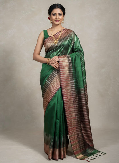 Ashmi – Par Kotki Katan Silk Saree -(Silkmark certified )