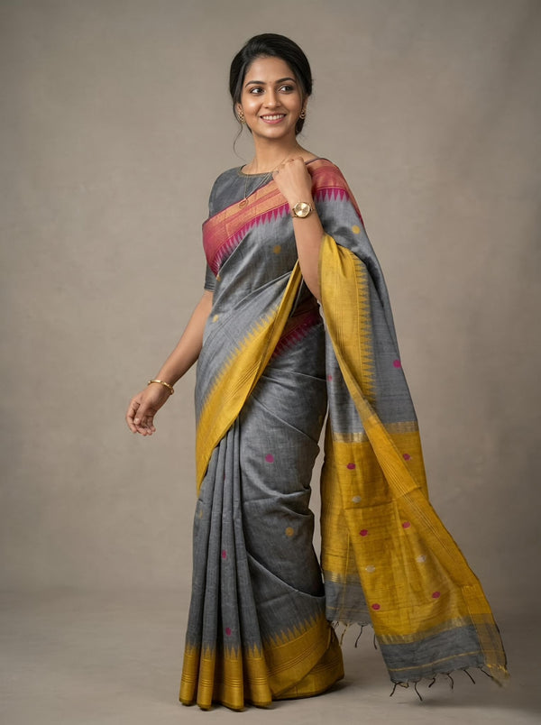 Ramani-Pure Raw Silk (Silkmark Certified)