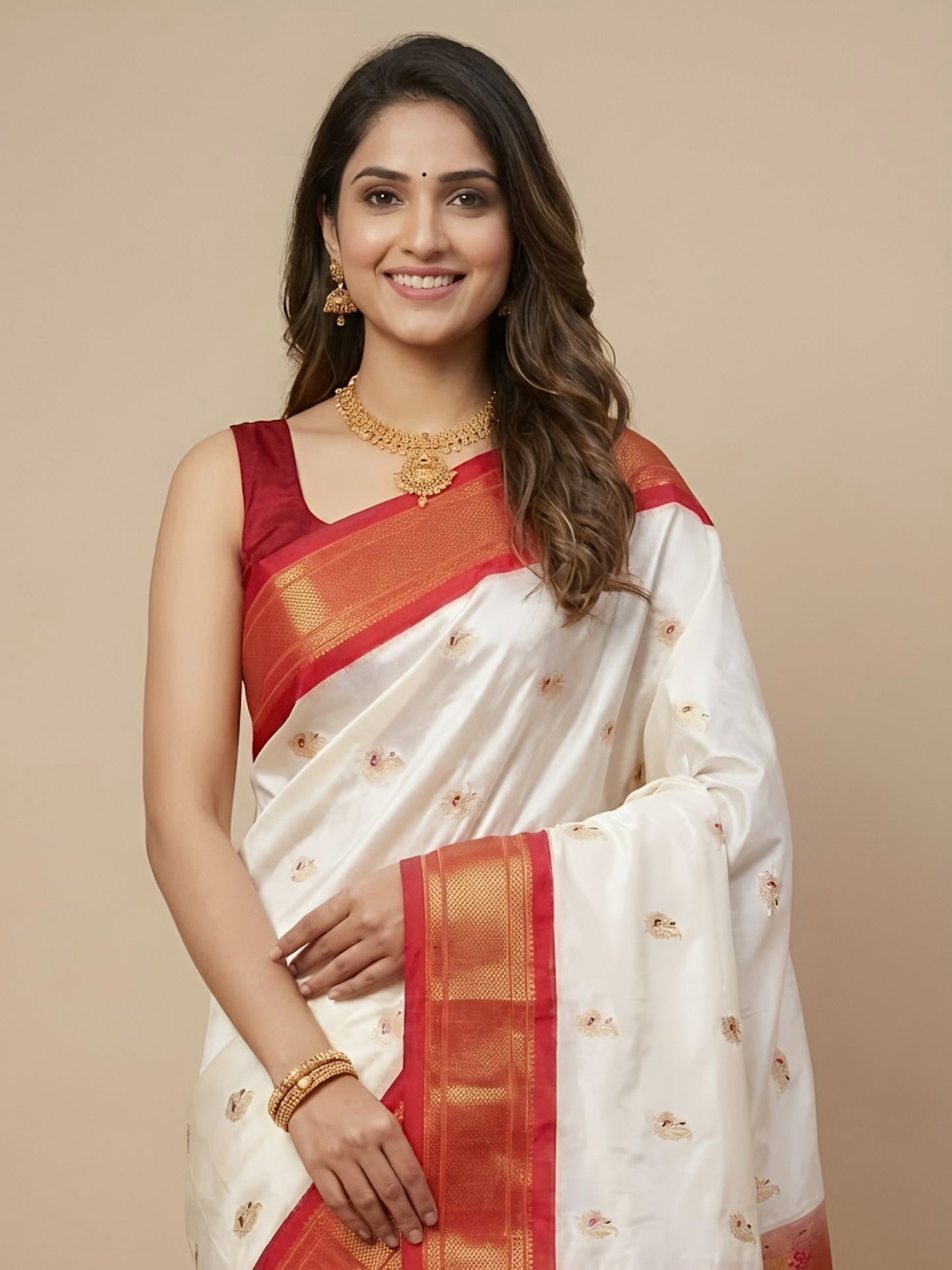 Iniyaal– Kadiyal Paithani Pure Silk Saree