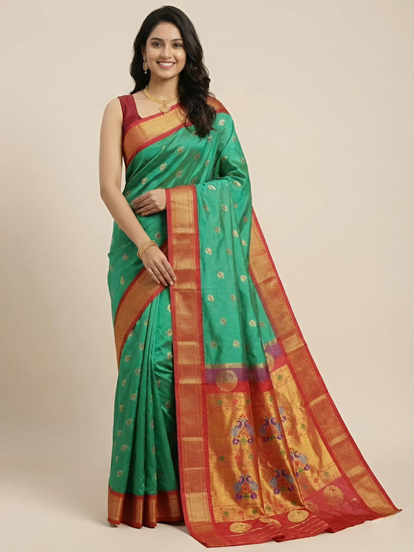 Urvasi – Kadiyal Paithani Pure Silk Saree