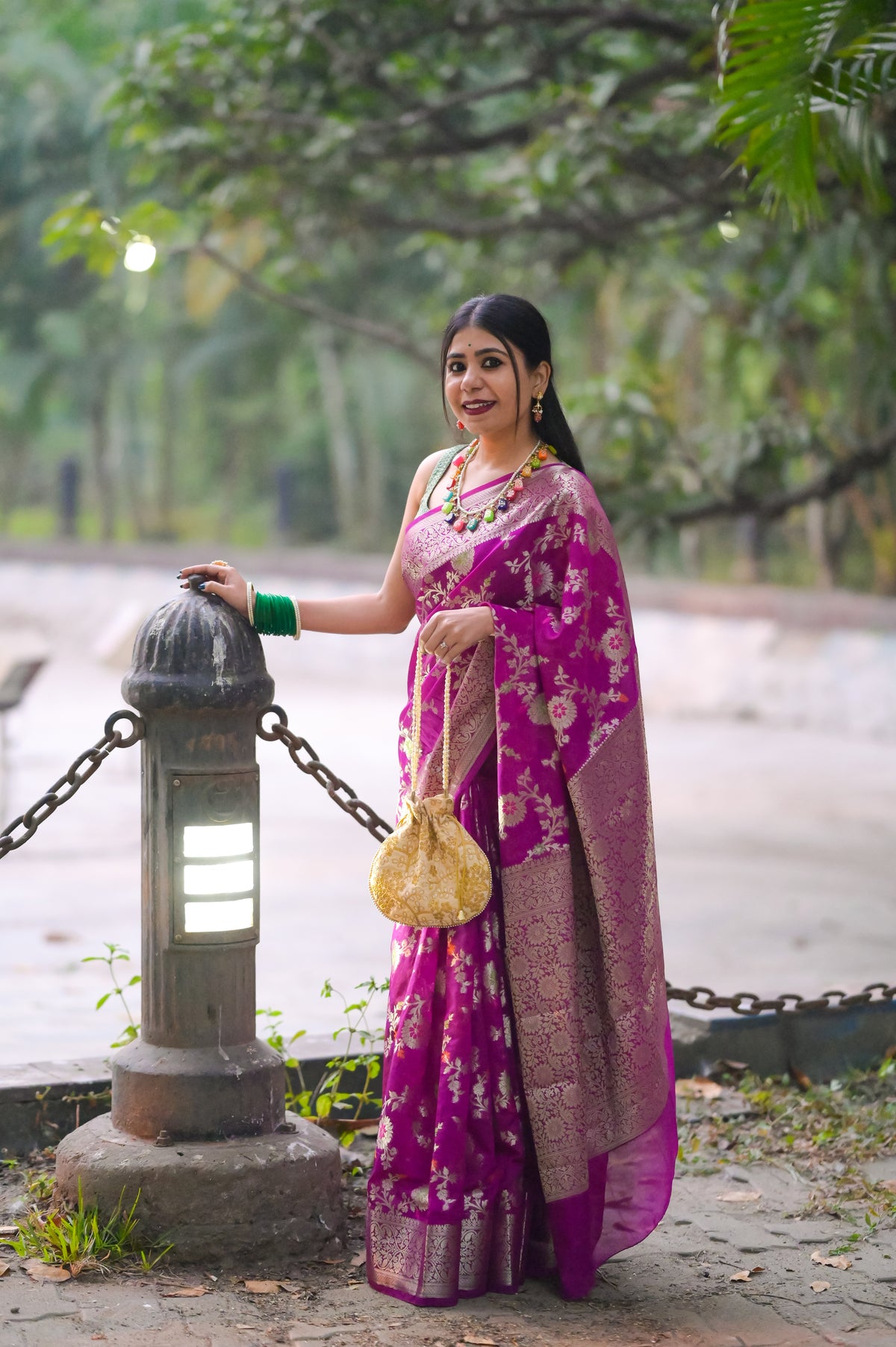 Minakari Weaved Suchandra Sarees - Thugil