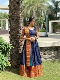Narayanpet Border Lehenga - Thugil